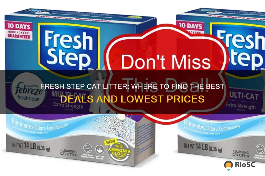 best price on fresh step cat litter