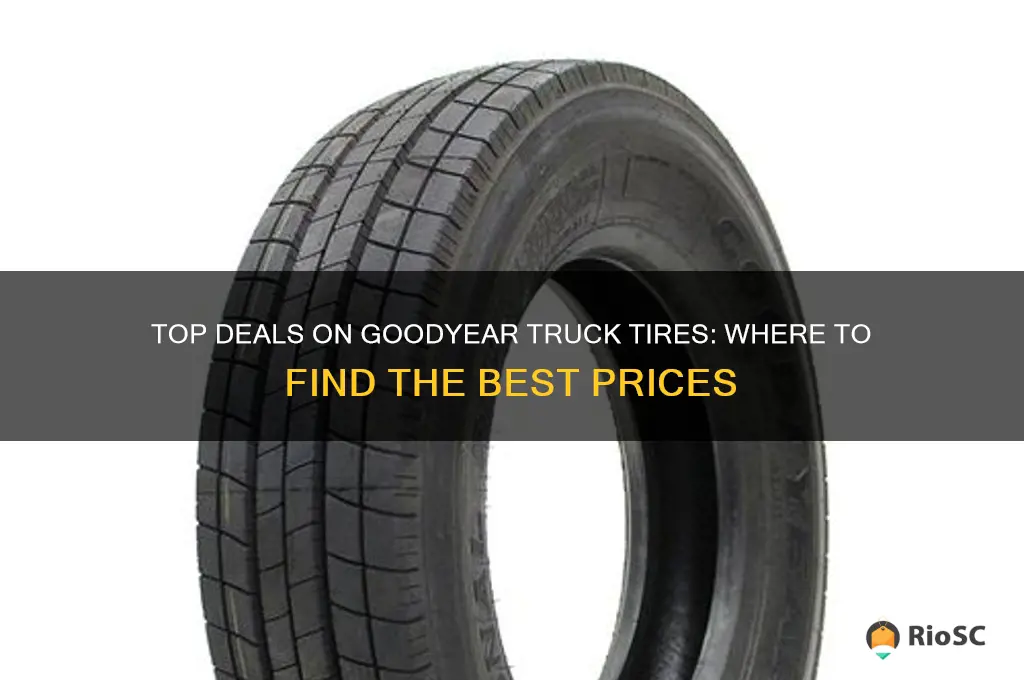 best price on goodyear truck tires