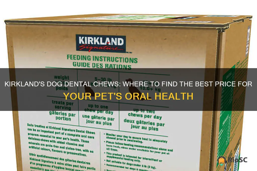 best price on kirklands dog dental chews