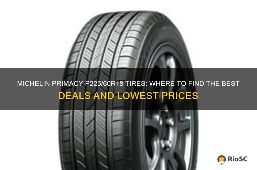 best price on michelin primacy p225 r18 tires