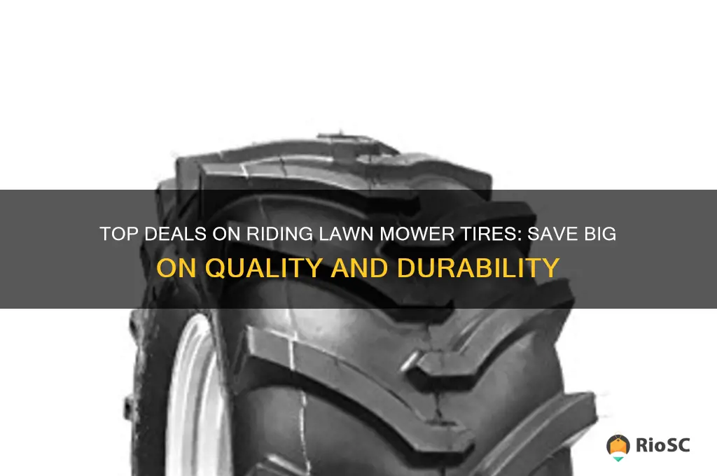 best price on riding lawn mower tires