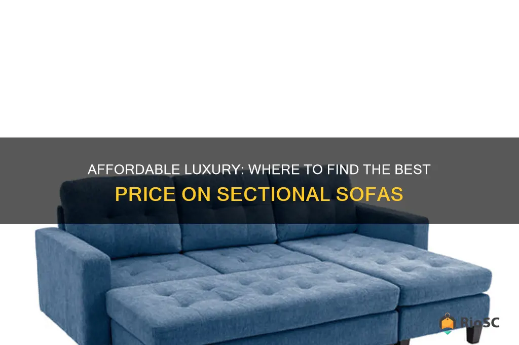 best price on sectional sofas