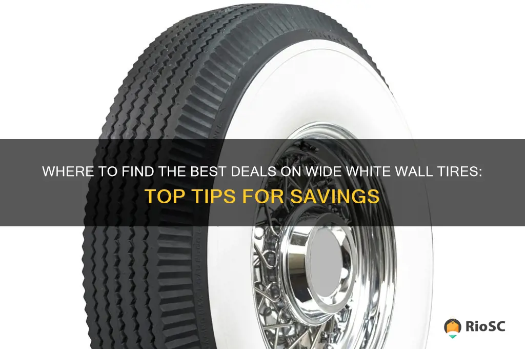 best price on wide white wall tires
