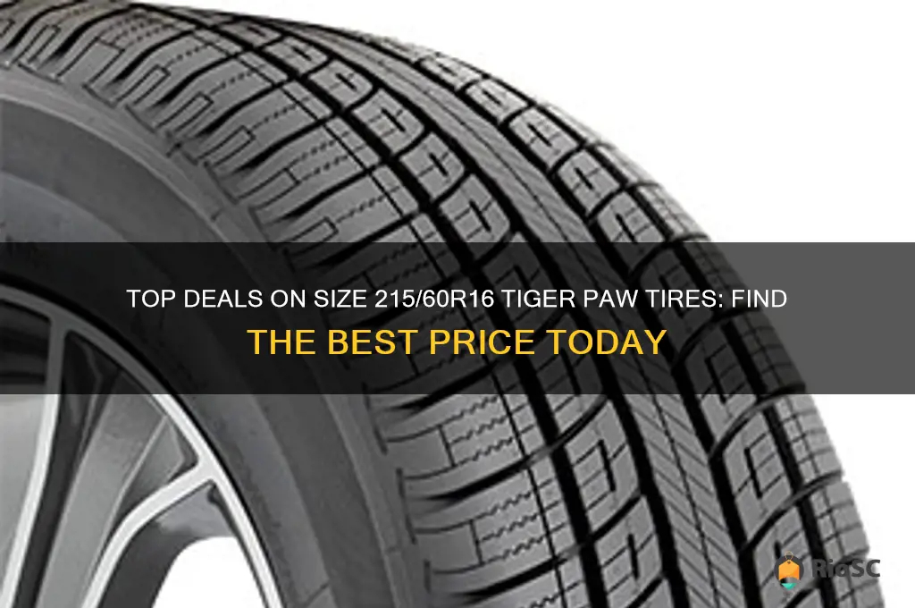 best price size 215 60r16 tiger paw tires