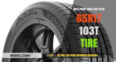 Top Deals on P235 65R17 103T Tires: Find the Best Prices for Your Vehicle