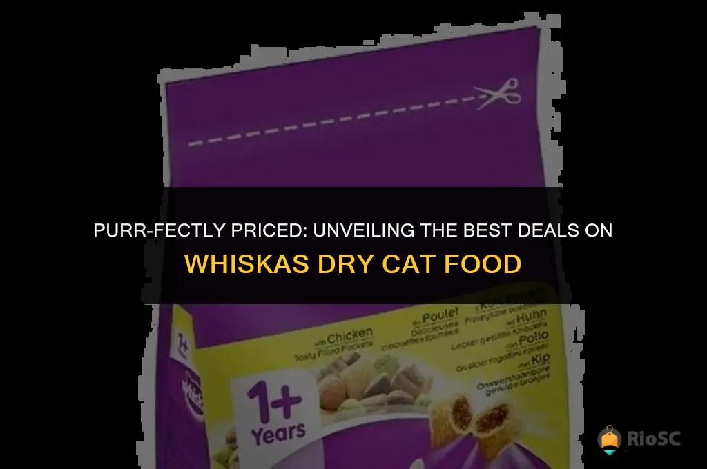 best price whiskas dry cat food
