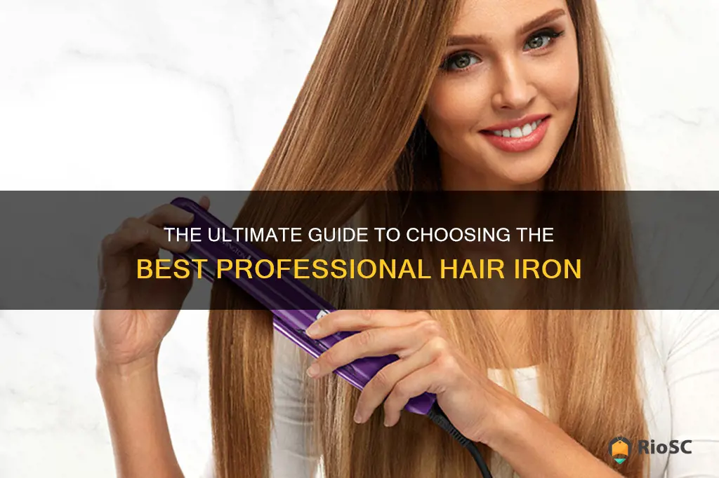 best professional hair iron