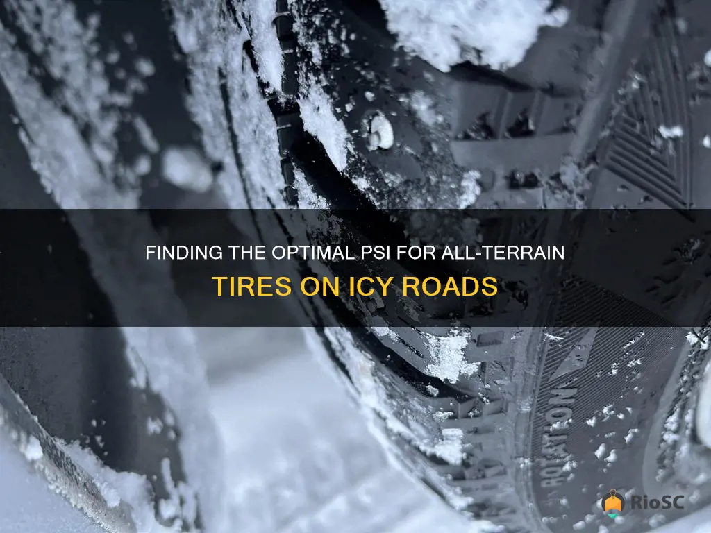 best psi for all terrain tires on icy roads