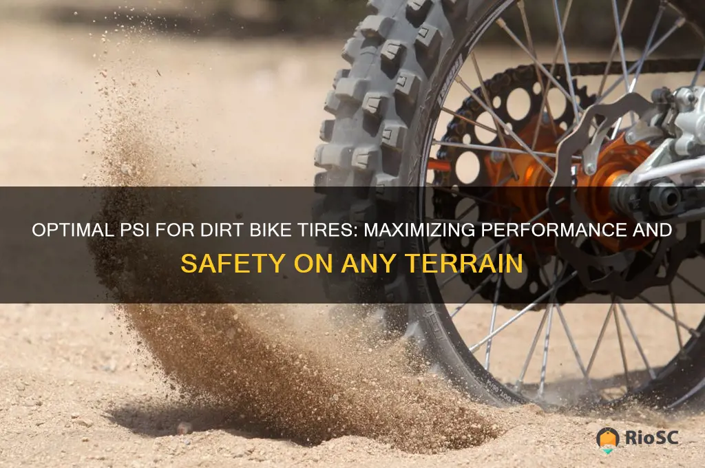 best psi for dirt bike tires