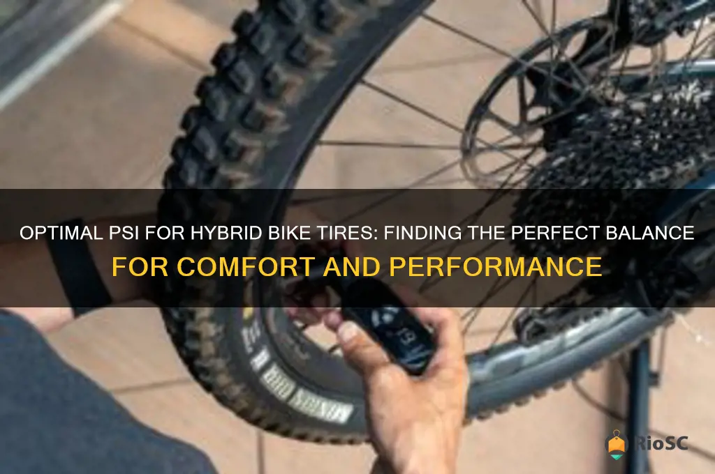 best psi for hybrid bike tires