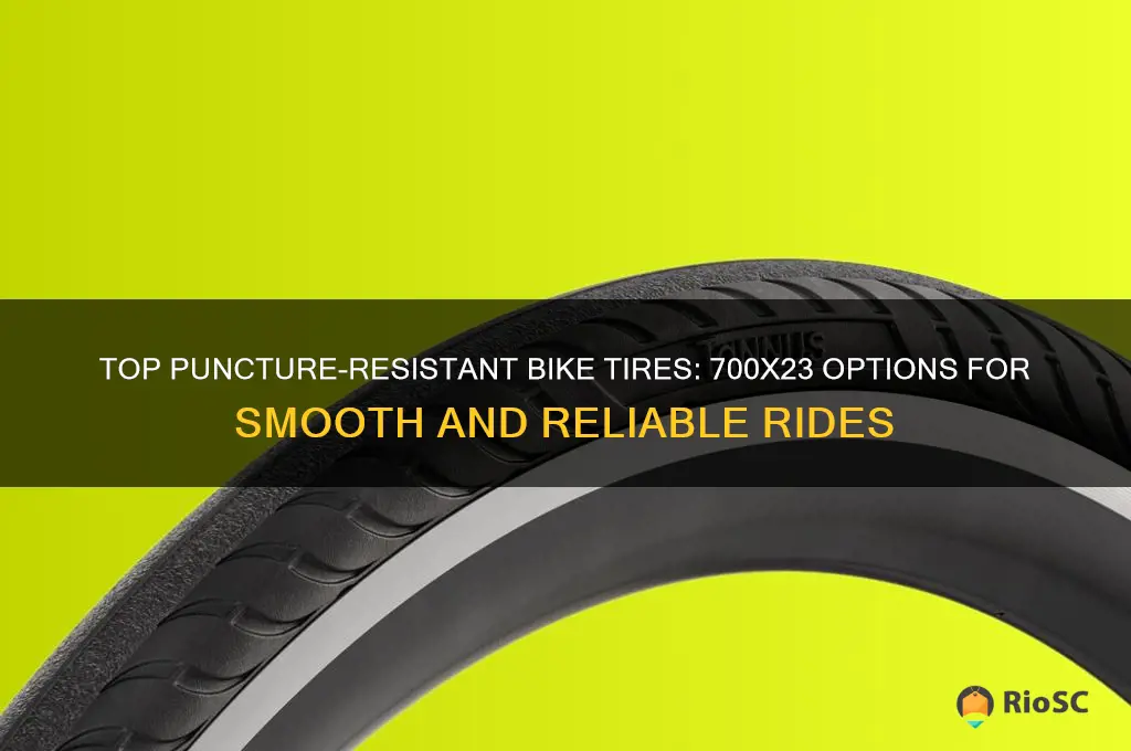 best puncture resistant bike tires 700x23