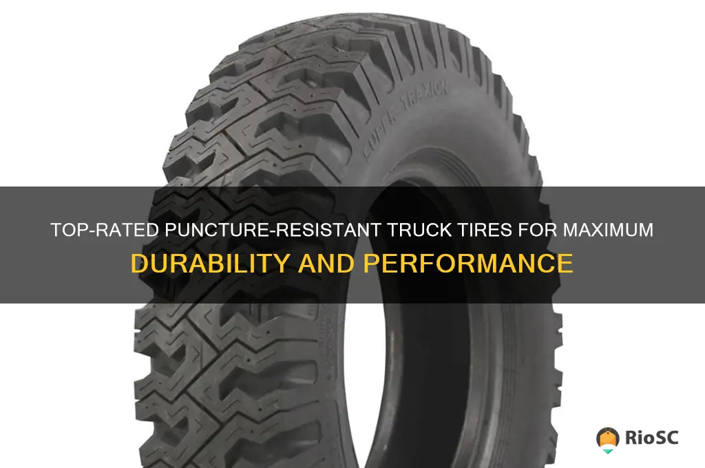 best puncture resistant truck tires