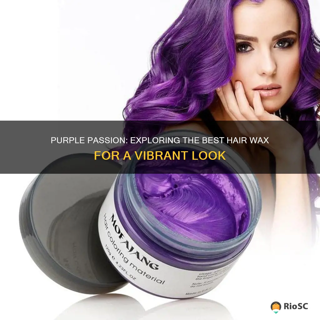 best purple hair wax