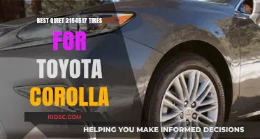 Top Quiet Tires for Toyota Corolla: Smooth and Silent Performance
