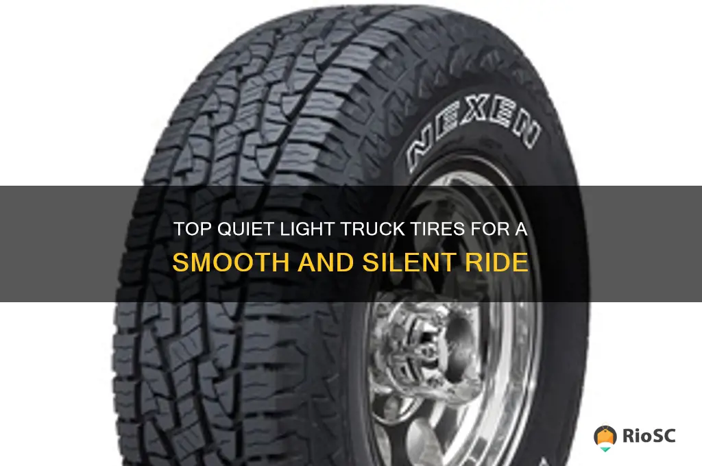 best quiet light truck tires
