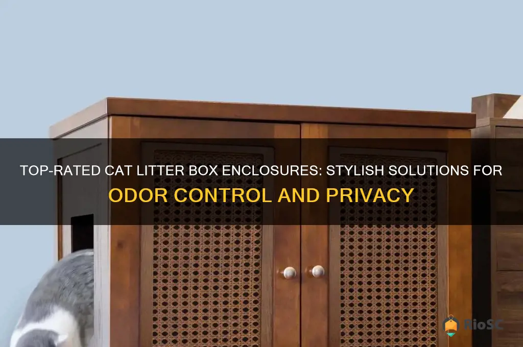 best rated cat litter box enclosure