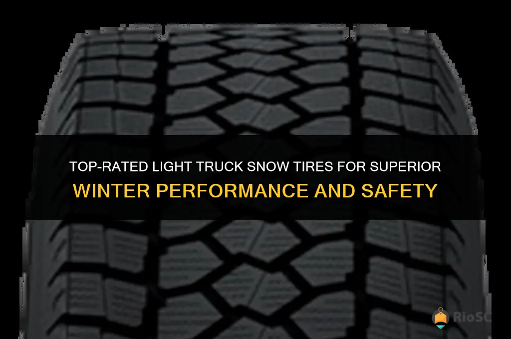 best rated light truck snow tires