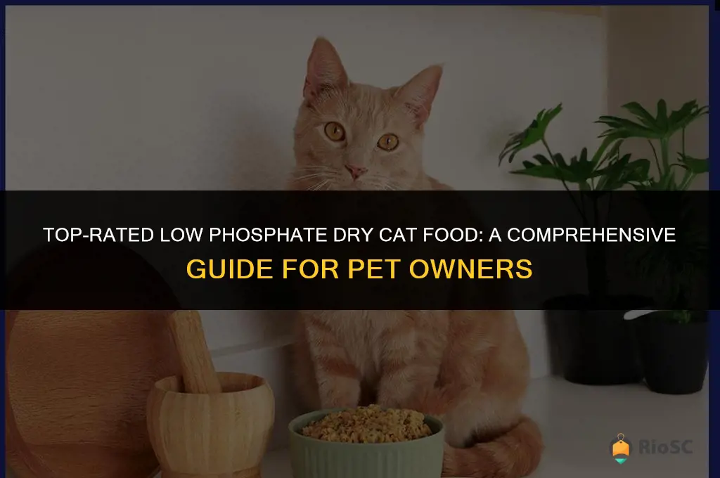 best rated low phosohate dry cat food