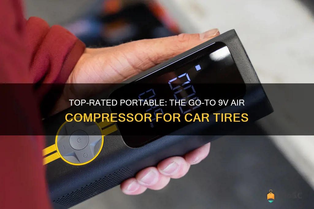 best rated portable 9v air compressor for car tires