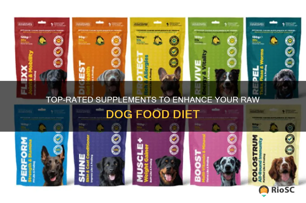 best rated supplement for raw dog foof