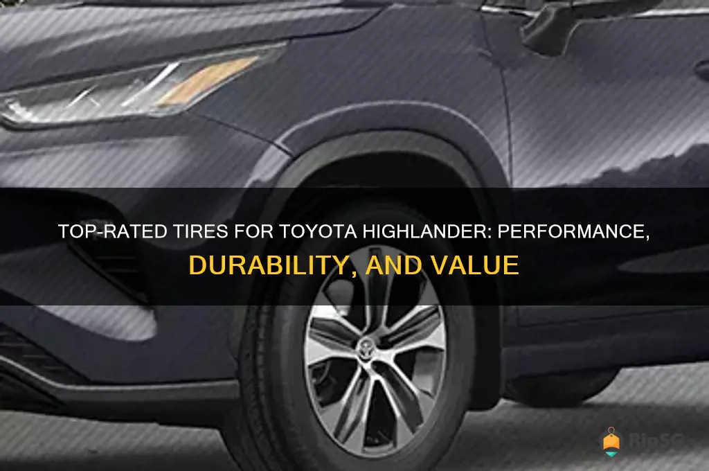 best rated tires for toyota highlanfer