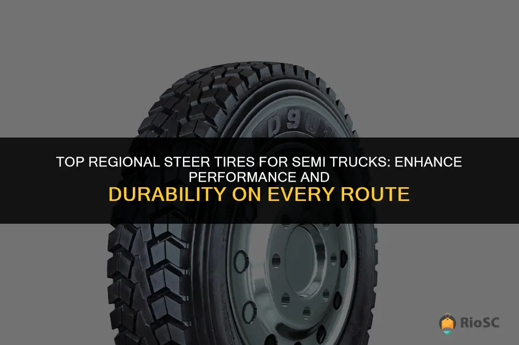 best regional steer tires for semi trucks