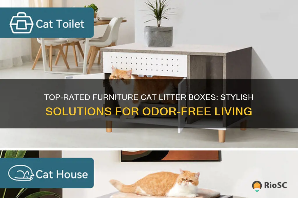 best reviewed furniture cat litter boxes