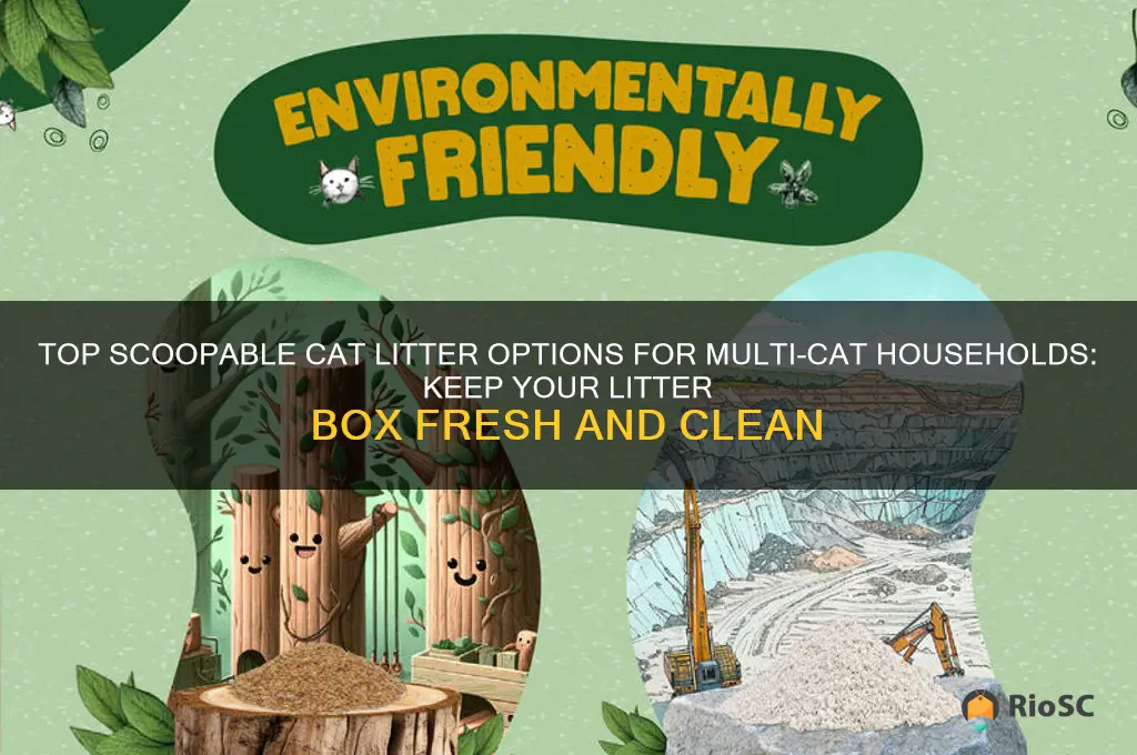 best scoopable cat litter for multiple cats