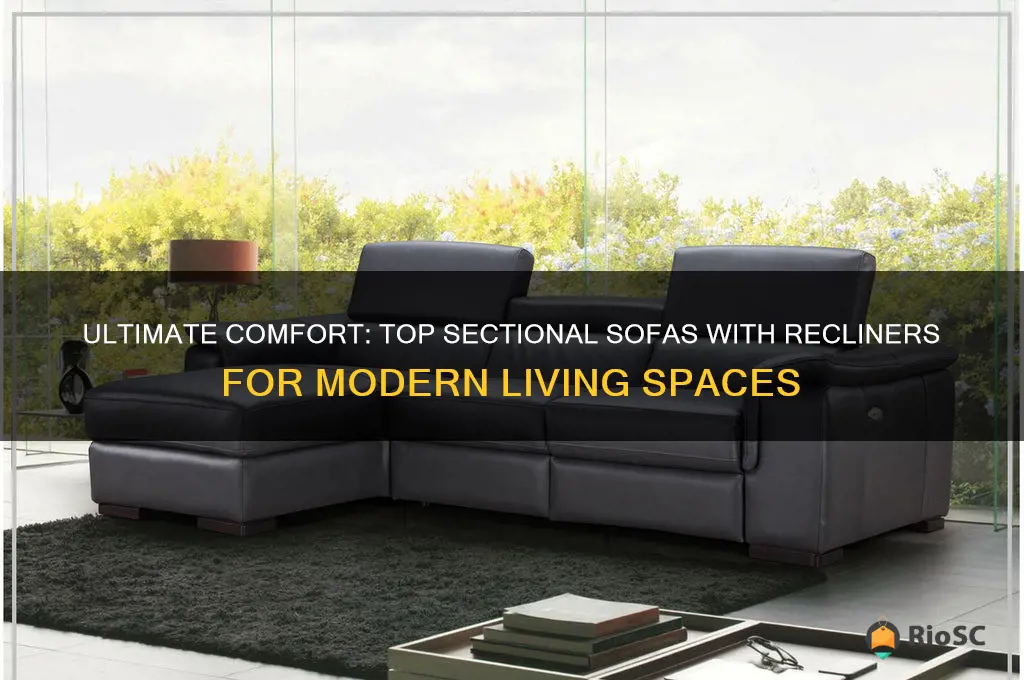 best sectional sofas with recliners