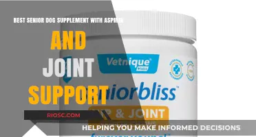 Top Senior Dog Supplement: Aspirin and Joint Support for Enhanced Mobility and Comfort