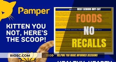 Top-Rated Senior Dry Cat Foods with No Recalls: A Comprehensive Guide for Pet Owners