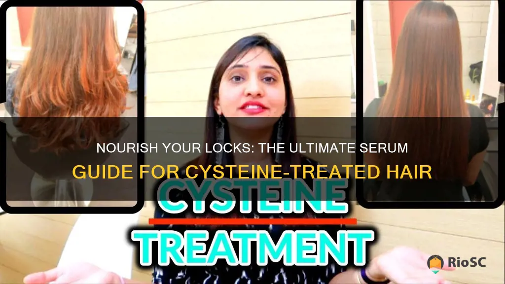 best serum for cysteine treated hair