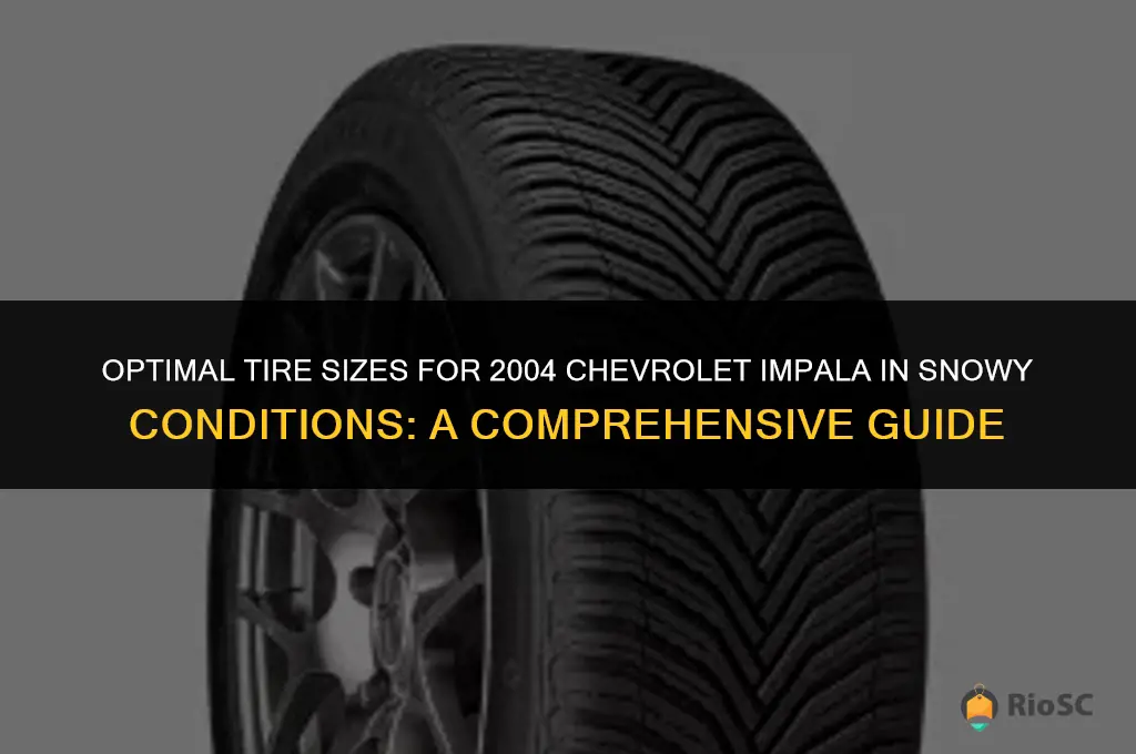 Elegant 2005 Chevrolet Impala Tire Size Images