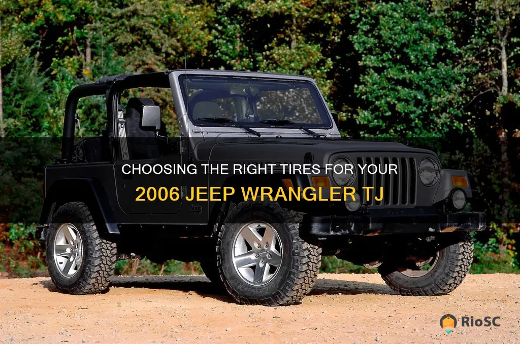 best size tires for stock 2006 jeep wrangler tj