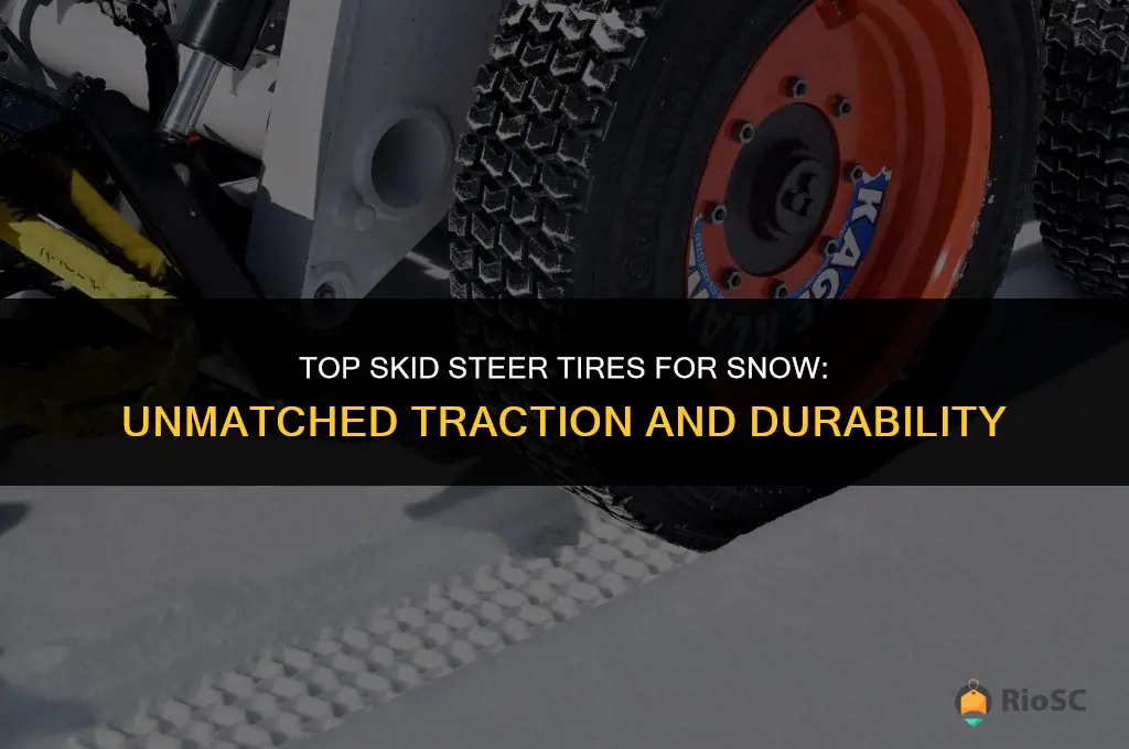best skid steer tires for snow