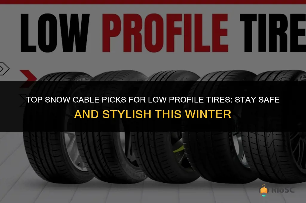 best snow cables for low profile tires