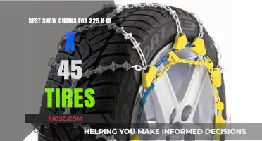 Top Picks for Snow Chains Compatible with 225 x 18 x 45 Tires: Stay Safe This Winter