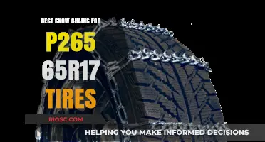 Top Picks: Snow Chains Compatible with P265 65R17 Tires for Safe Winter Driving