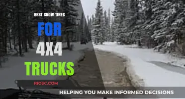 Top-Rated Snow Tires for 4x4 Trucks: Conquer Winter Roads with Confidence