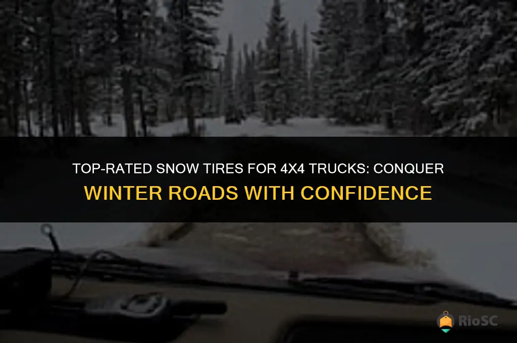 best snow tires for 4x4 trucks