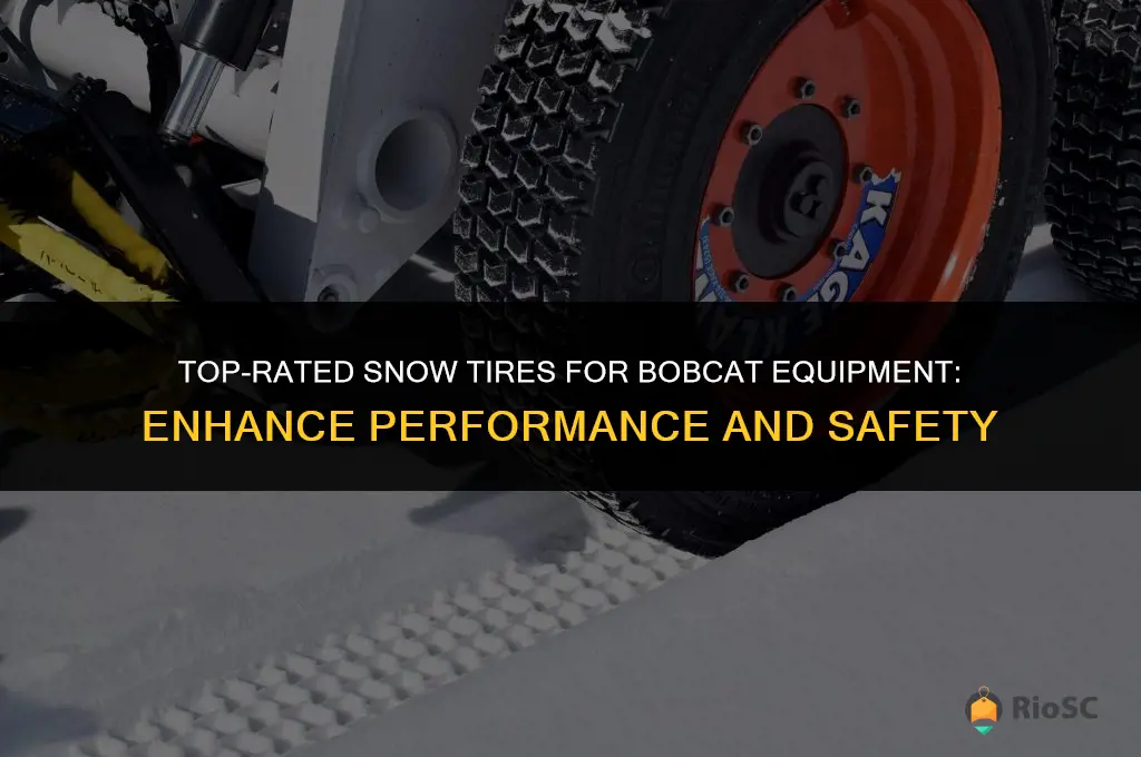 best snow tires for bobcat