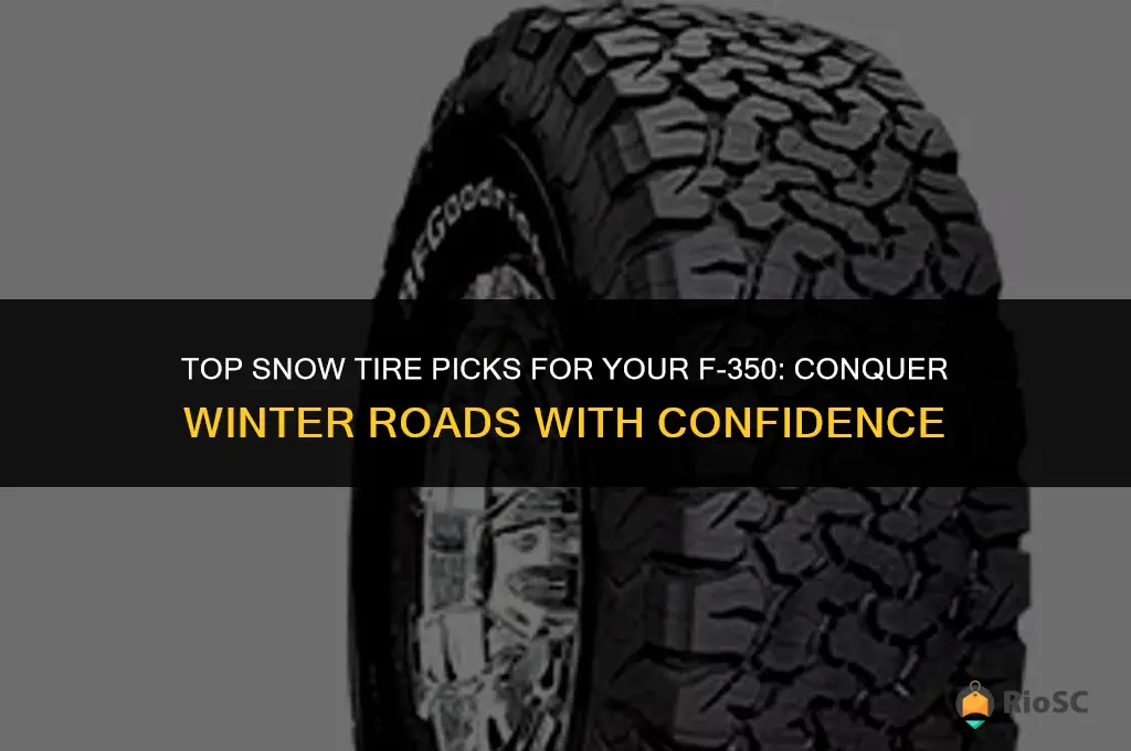 best snow tires for f350
