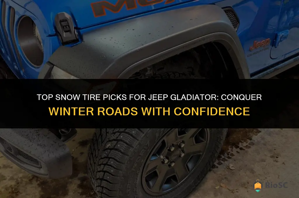 best snow tires for jeep gladiator
