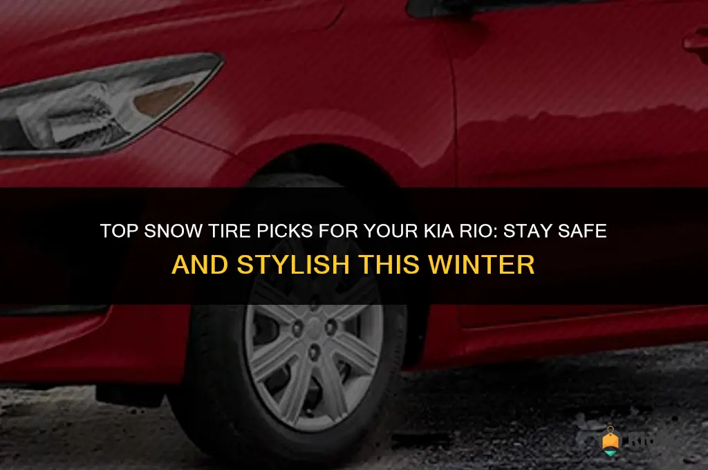 best snow tires for kia rio
