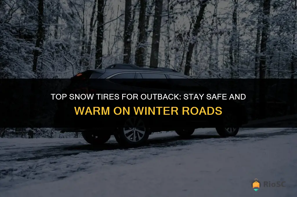 best snow tires for outback