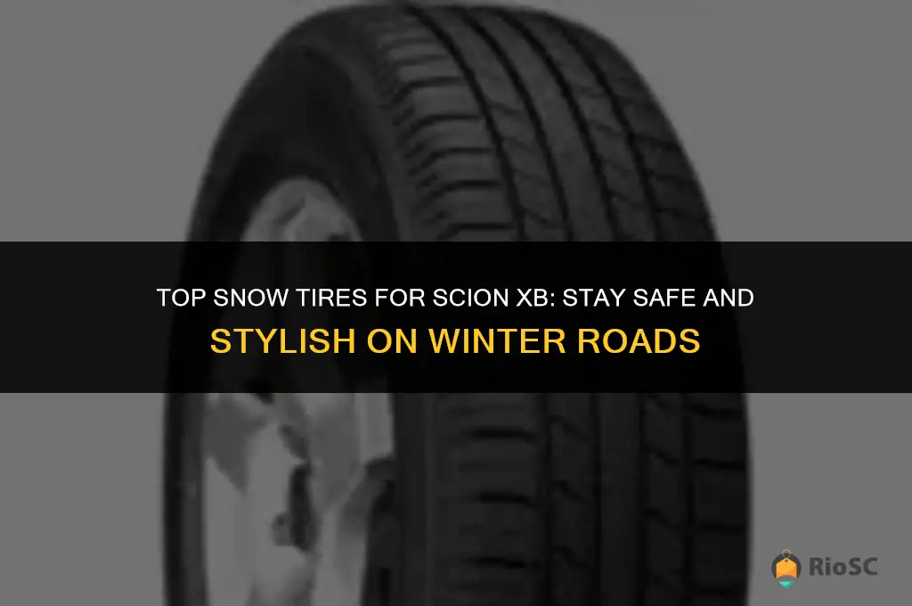 best snow tires for scion xb