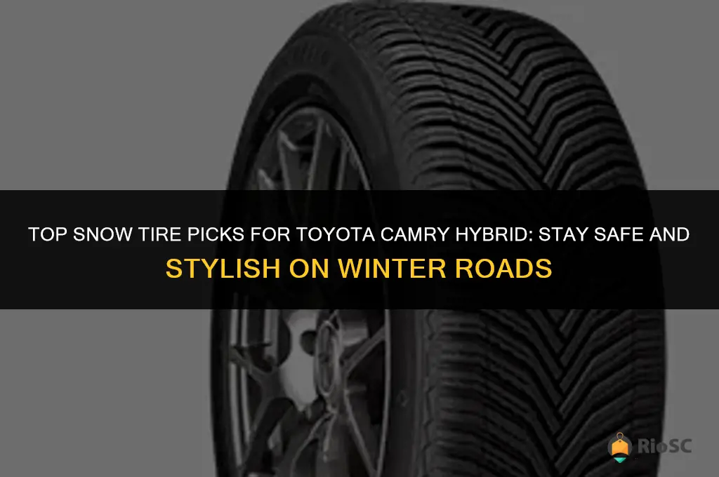 best snow tires for toyota camry hybrid