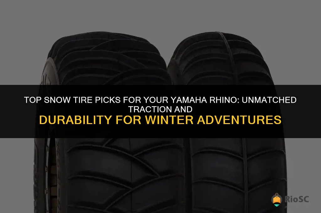 best snow tires for yamaha rhino