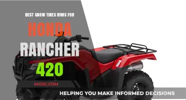 Top Snow Tire and Rim Picks for Your Honda Rancher 420: Stay Safe and Stylish This Winter