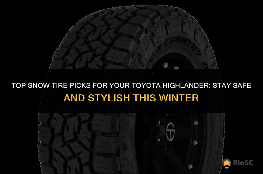 best snow tires toyota highlander